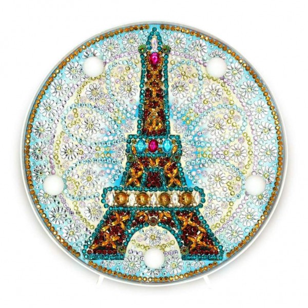 Lampe Ronde Mandala Tour Eiffel