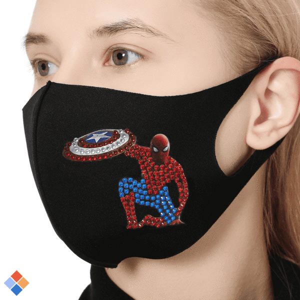 Masque facial Spiderman