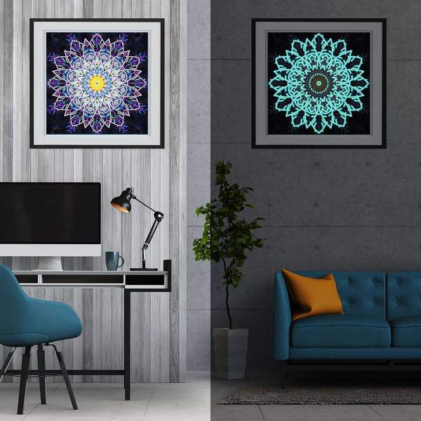 Mandala Violet | Glow in the Dark