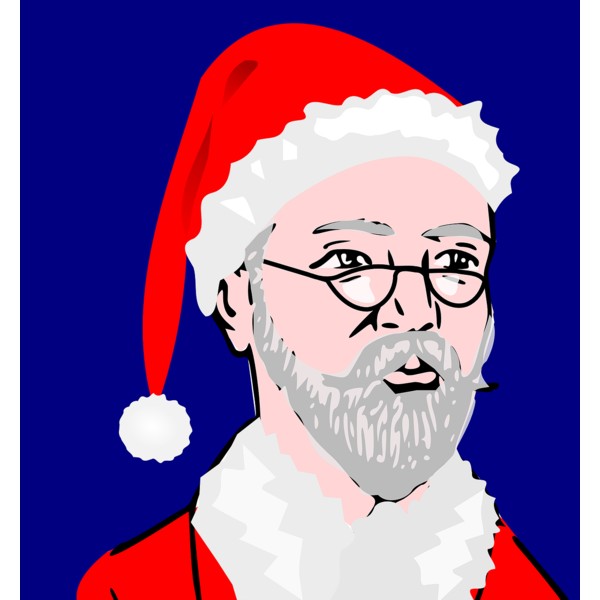 Portrait de père Noël