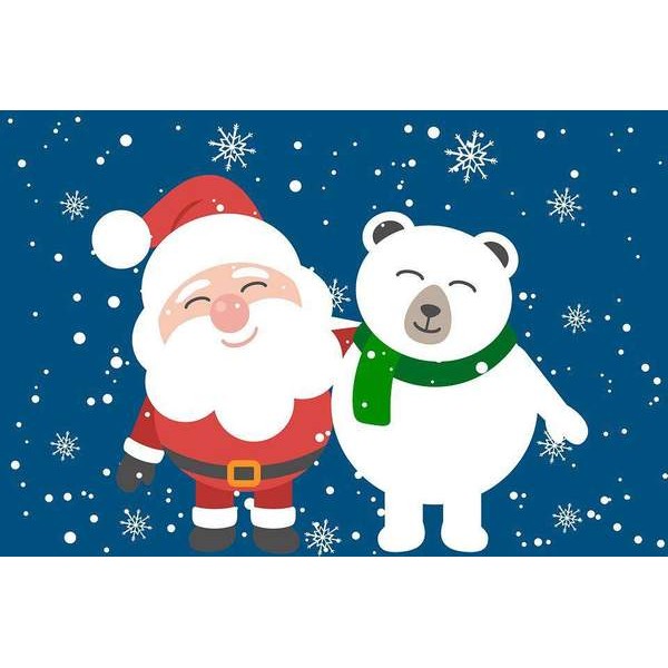 Père Noël et Ours polaire