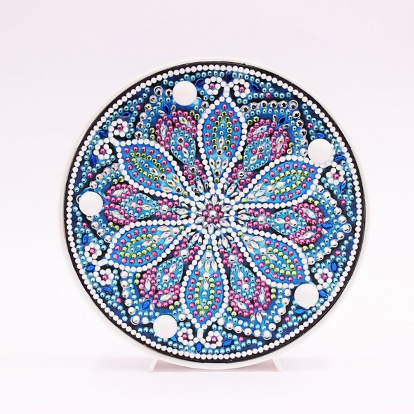 Lampe Ronde Mandala de fleurs