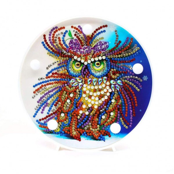 Lampe Ronde Chouette majestueuse