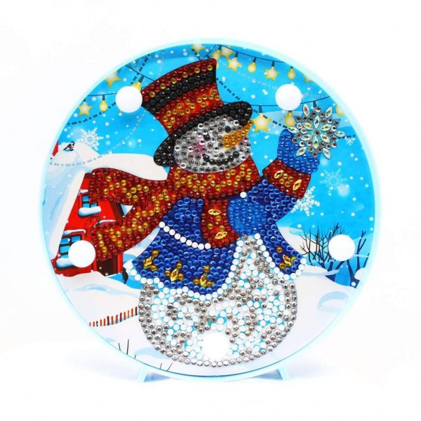Lampe Ronde Joyeux bonhomme de neige