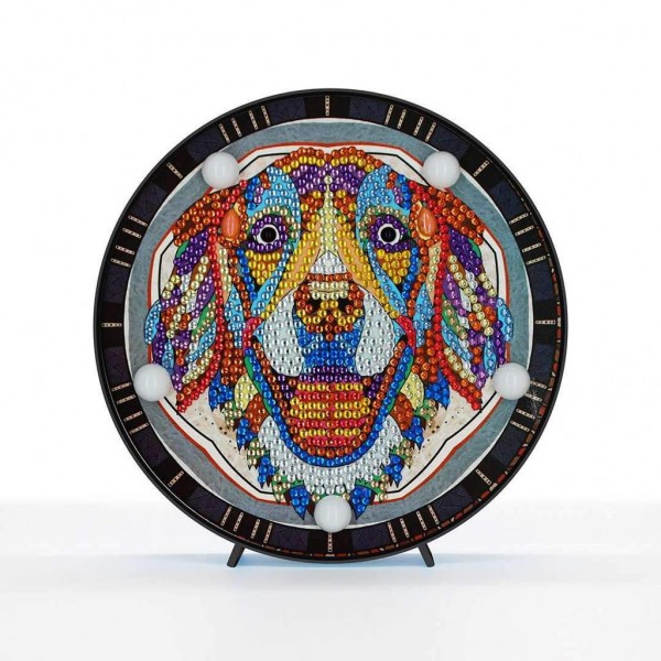 Lampe Ronde Chien heureux