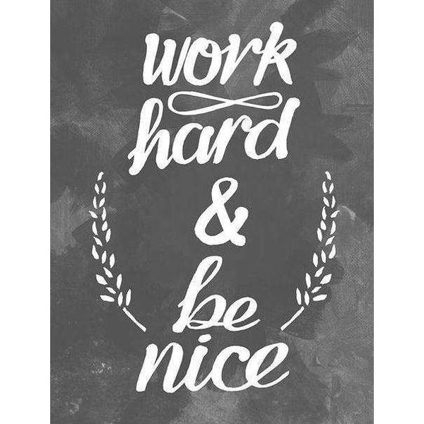 Work Hard & Be Nice