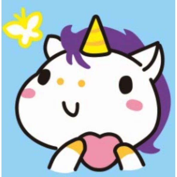 Licorne avec un cœur