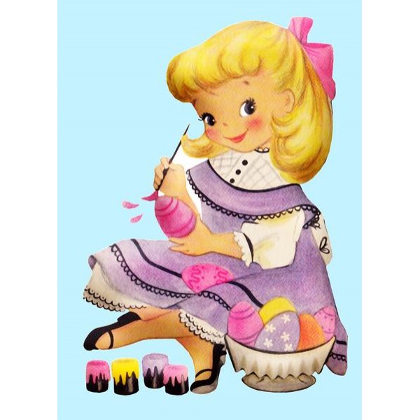 Peindre les œufs de Pâques