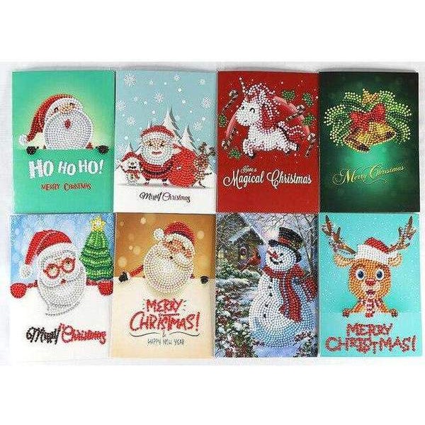 Cartes - Joyeux Noël (8 pièces)