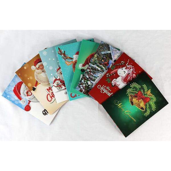 Cartes - Joyeux Noël (8 pièces)