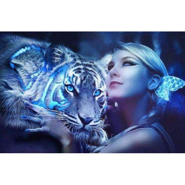 Tigre et Femme