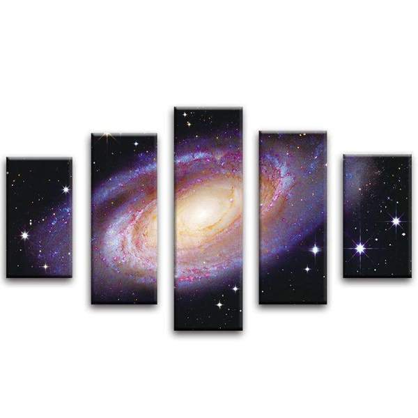 L'univers | Cinq panneaux
