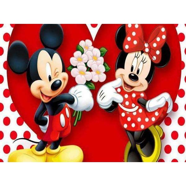 Mickey Mouse Coeur rouge