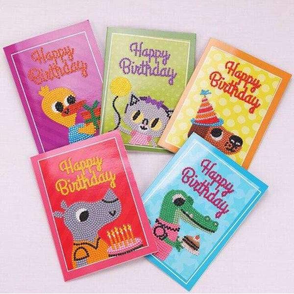 Cartes - Joyeux anniversaire (5 pièces)