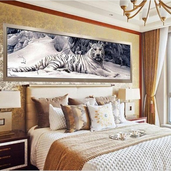 Tigre blanc 40x120cm