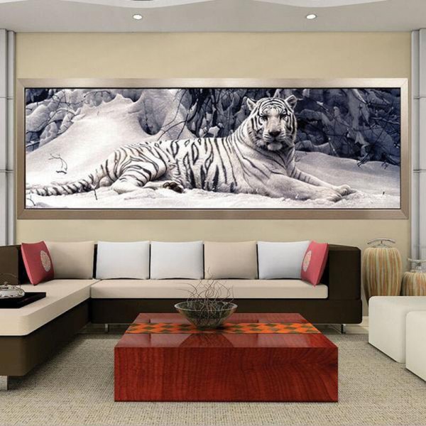 Tigre blanc 40x120cm