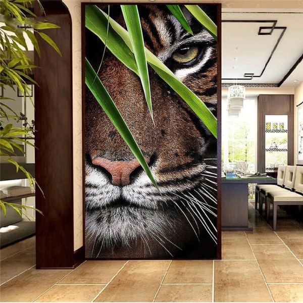 Tête de tigre 50x100cm