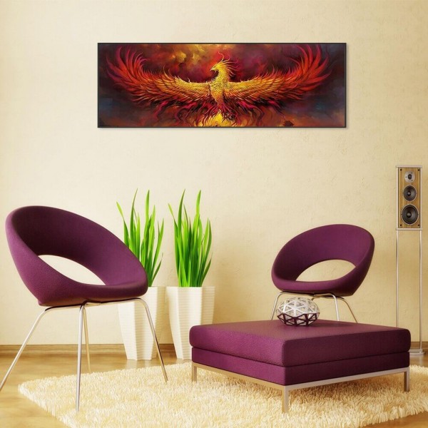 Oiseau Phénix 40x120cm