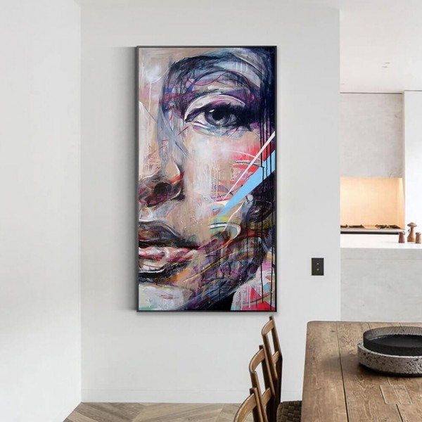 Femme abstraite 50x100cm