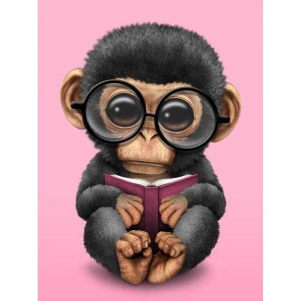 Livre de lecture de singe