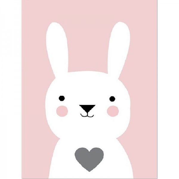 Lapin avec coeur