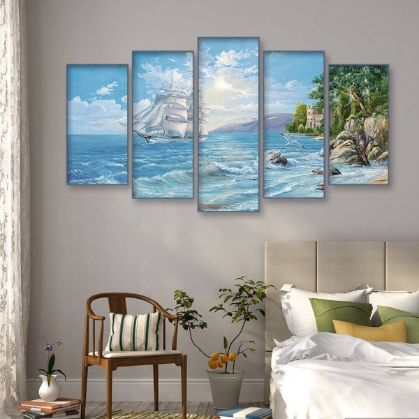 Navires en mer | 5 parties