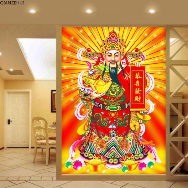 Homme chinois 50x70cm