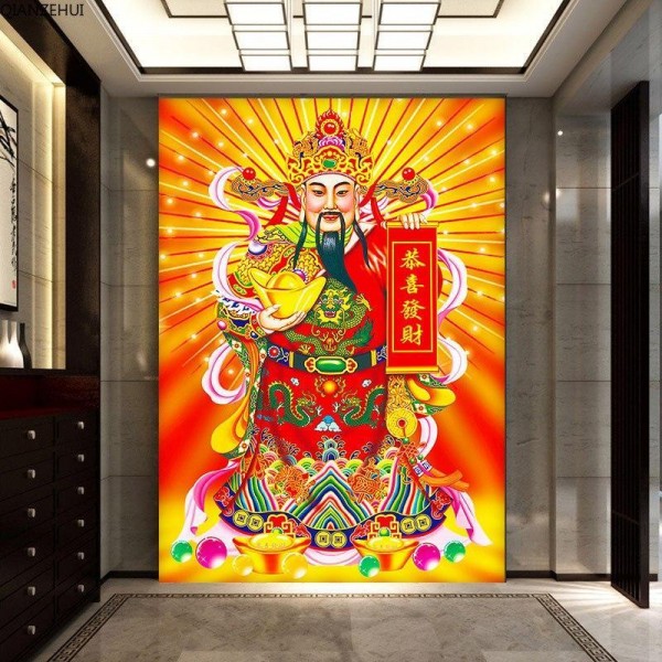 Homme chinois 50x70cm