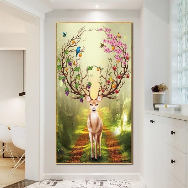 Cerf 50x80cm