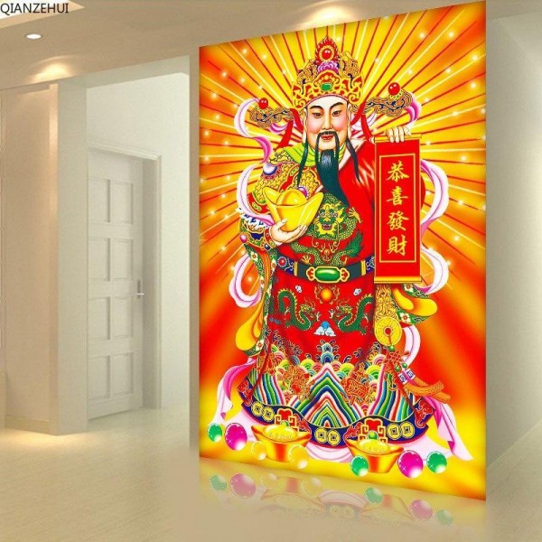 Homme chinois 50x70cm