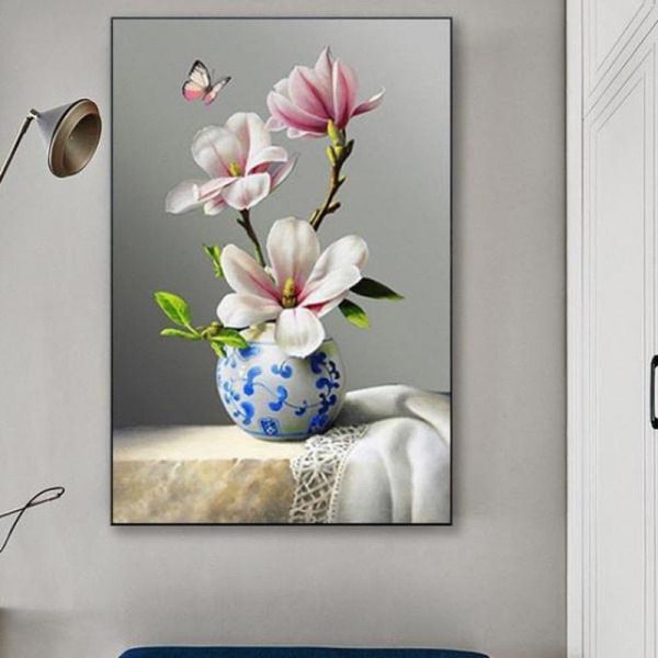 Fleurs en vase 50x70cm