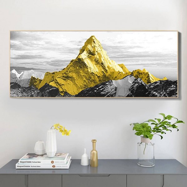 Des montagnes d'or 40x100cm