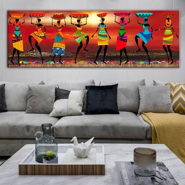 Femmes africaines 40x120cm