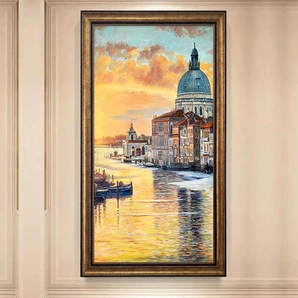 Paysage architectural 50x90cm