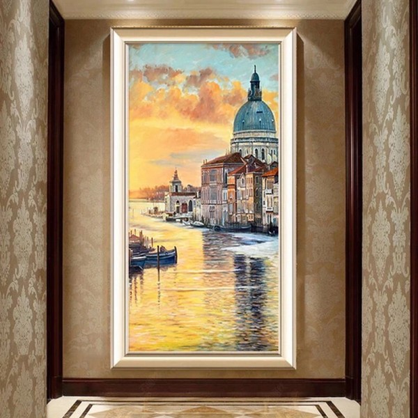 Paysage architectural 50x90cm