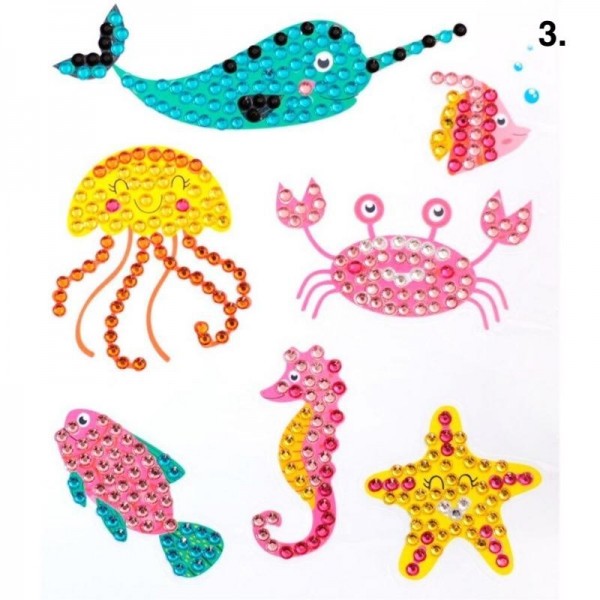 Autocollants de la mer | 3 variétés