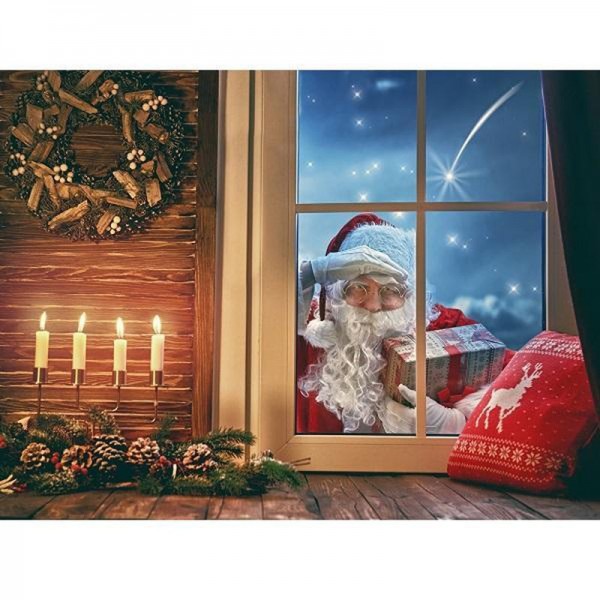 Père Noël à la fenêtre