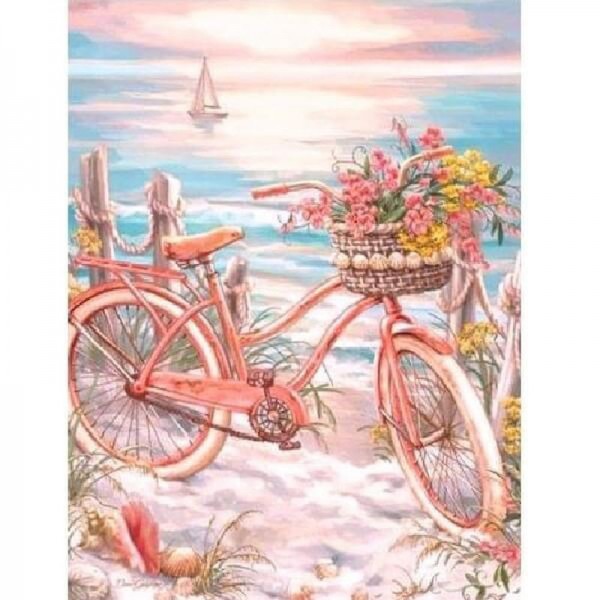 Vélo au bord de la mer