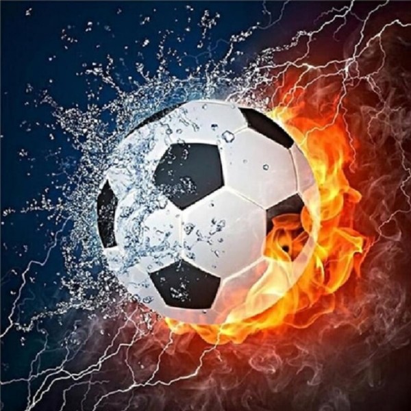 Football - eau et feu