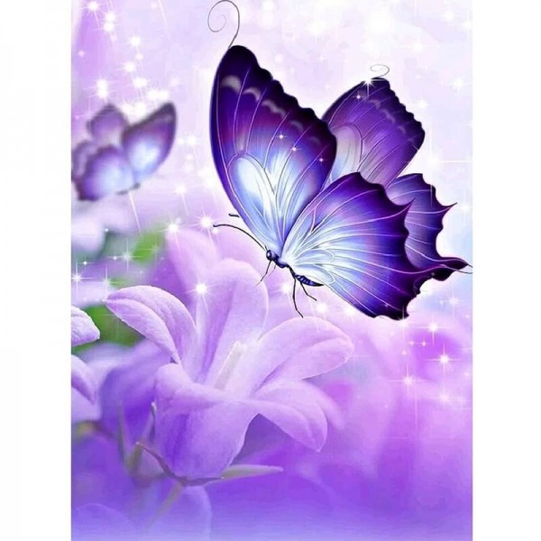 Papillon violet
