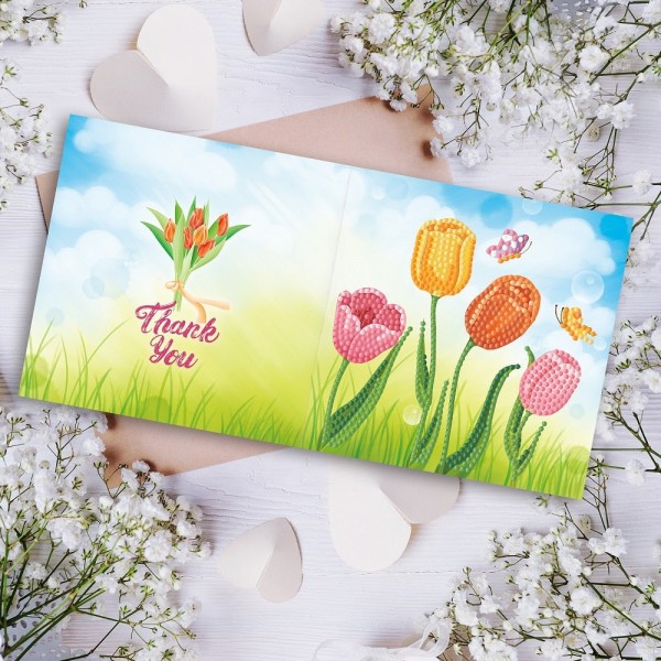 Cartes de vœux florales | 8 pcs.