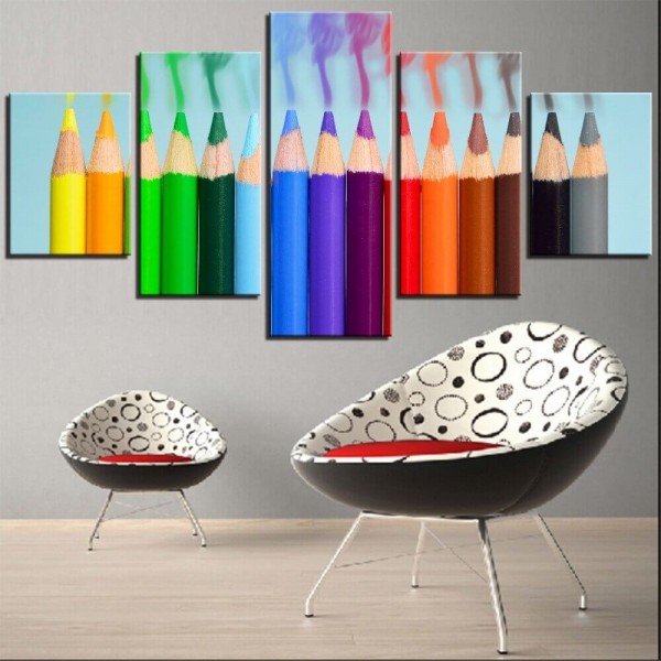 Crayons de couleur | 5 parties