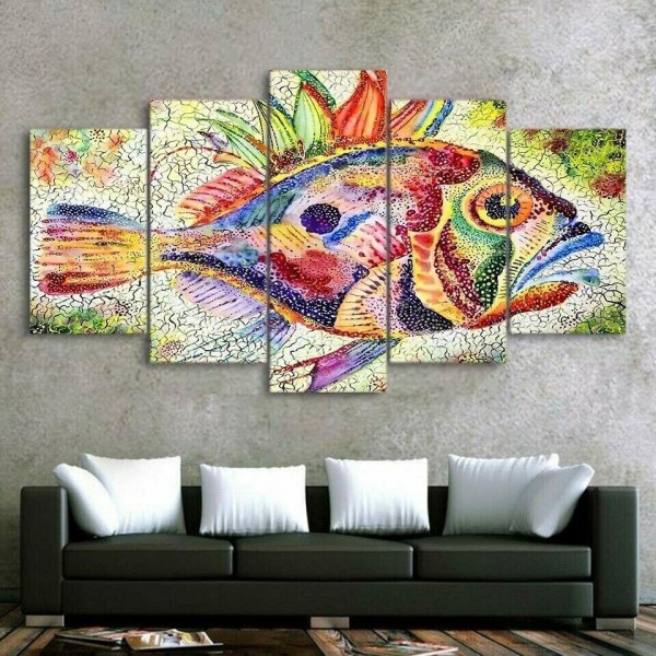 Poisson multicolore | 5 parties