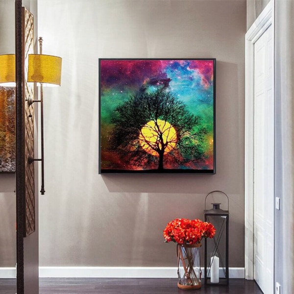 Nuit colorée 50x50cm