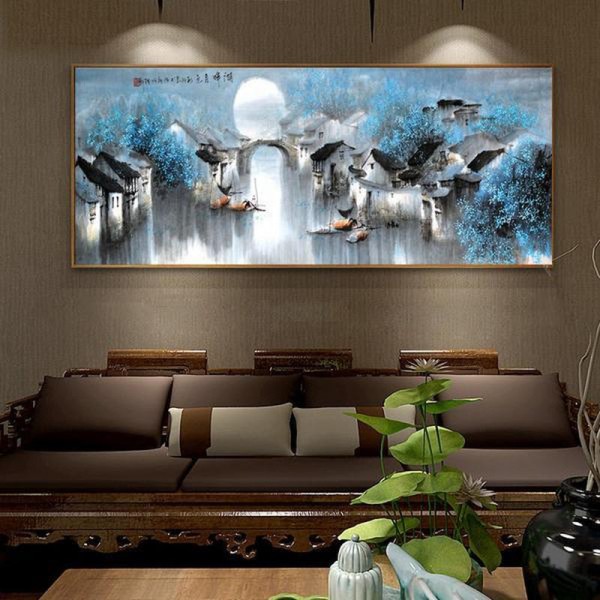 Maisons japonaises 40x100cm