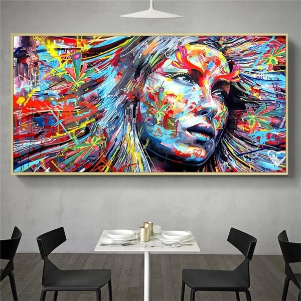 Femme abstraite 3 50x100cm