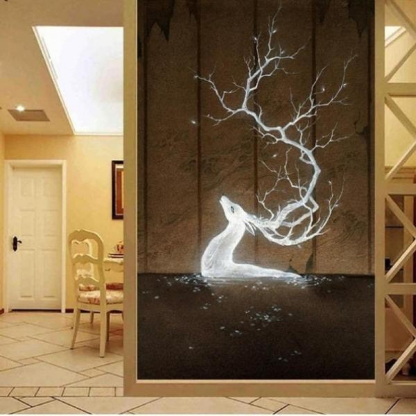 Cerf qui brille dans le noir 50x80xm