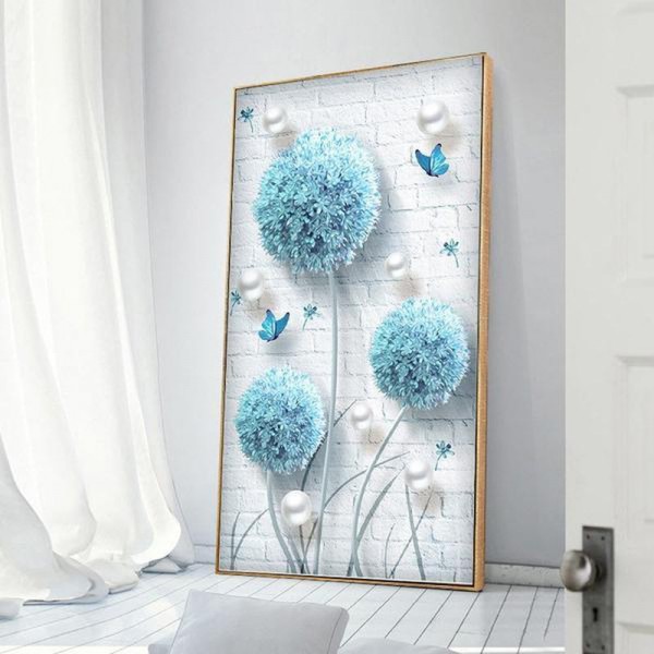 Bulbes de fleurs bleues 50x80cm