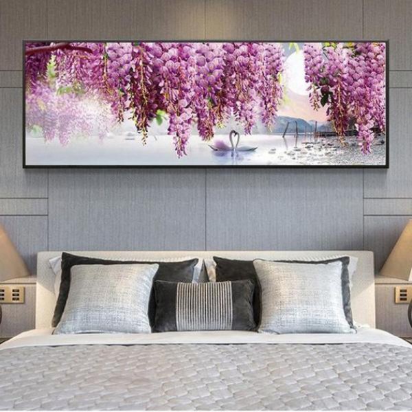 Lac des cygnes 40x120cm