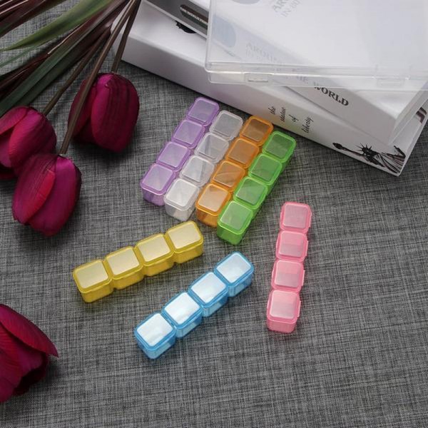 Boîte de tri colorée | 28 carrés